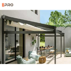 Moderne en aluminium escamotable de tentes de Chambre de patio extérieur flexible motorisé