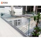 Balustrades en aluminium en verre intérieures d'escaliers d'acier inoxydable de balustrades de piscine