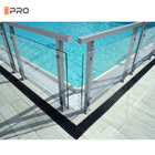 Balustrades en aluminium en verre intérieures d'escaliers d'acier inoxydable de balustrades de piscine