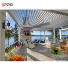 toit à abats-sons de pergola de 3x6m de patio en aluminium moderne d'arrière-cour