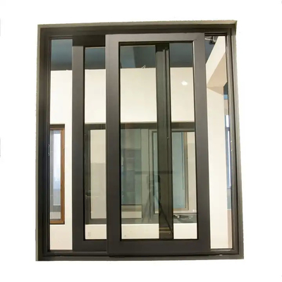 fenêtres coulissantes en aluminium verticales ouvertes avec écran vitré fenêtres coulissantes rénovation pour maison