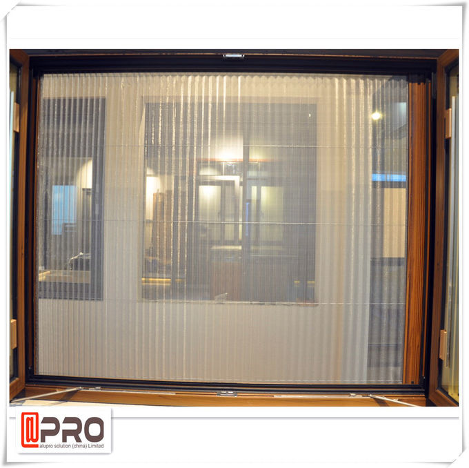 fenêtre en bois de fenêtre en aluminium, fenêtre en aluminium d'oscillation, euro fenêtre en aluminium